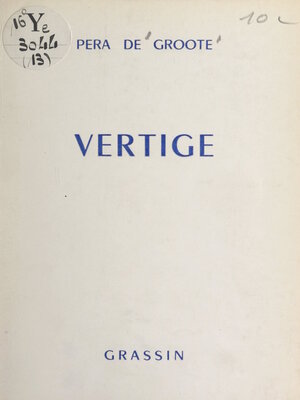 cover image of Vertige
